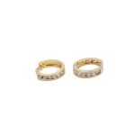 14k gyermek arany koves karika fulbevalo 84369