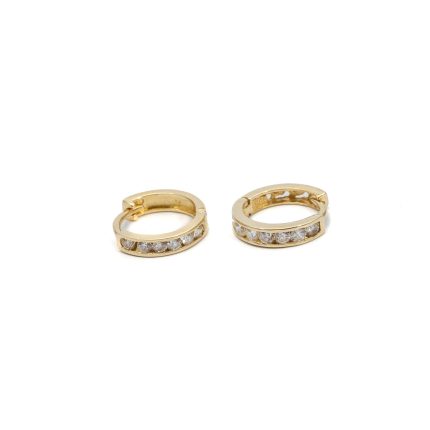 14k gyermek arany koves karika fulbevalo 84369