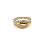14k noi arany attort gyuru gyemantvesett mintaval 84960