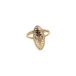 14k noi arany attort navett gyuru 84514