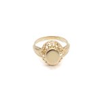 14k noi arany attort ovalis gyuru 84415