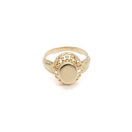 14k noi arany attort ovalis gyuru 84415