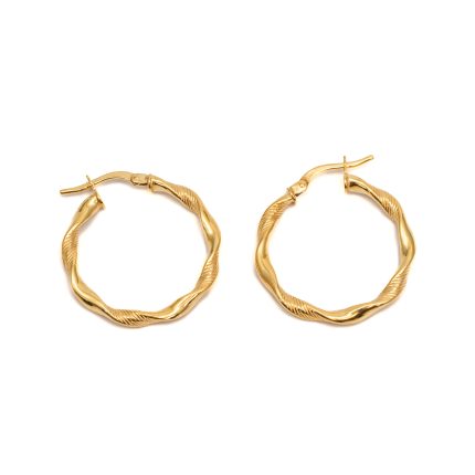 14k noi arany csavart karika fulbevalo gyemantvesett mintaval 84900