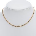 14k noi arany diszes nyaklanc 84738