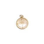 14k noi arany eletfa medal gyongyos kerettel 84923