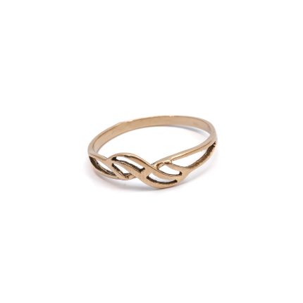 14k noi arany fonott csomo mintas gyuru 84227