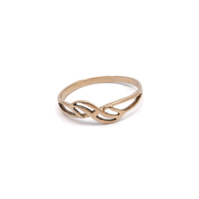 14k noi arany fonott csomo mintas gyuru 84227