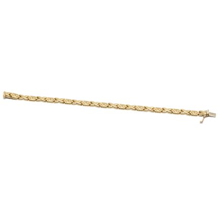 14k noi arany fonott karlanc 84751