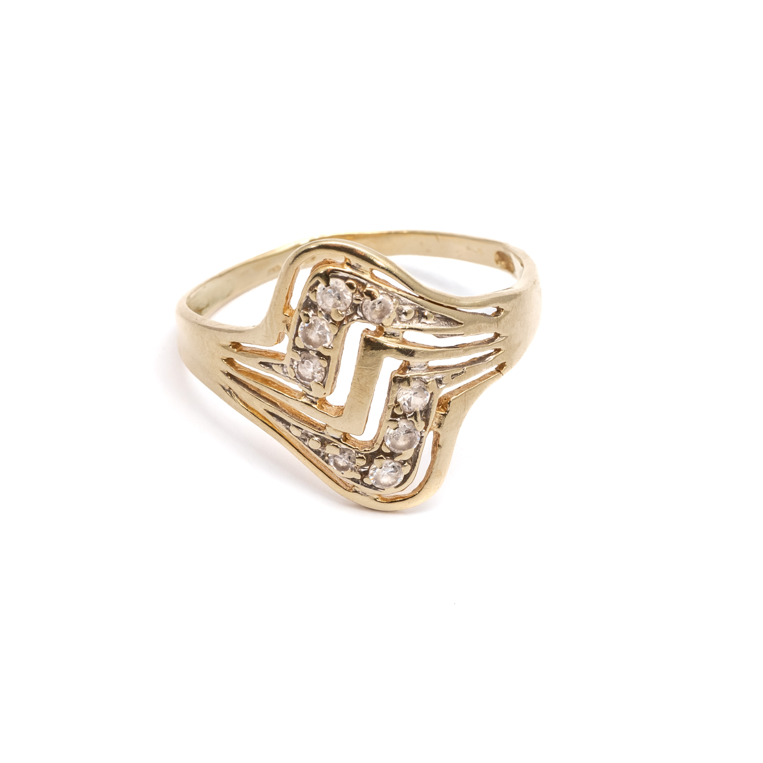 14k noi arany geometrikus koves gyuru 84223 14k noi arany geometrikus koves gyuru 84223