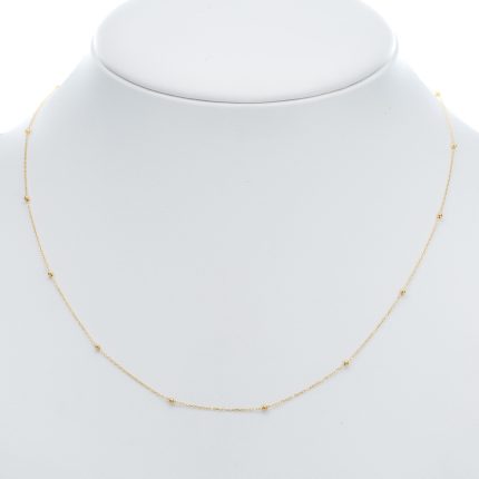 14k noi arany gombos nyaklanc 84320