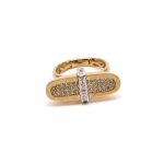 14k noi arany gyuru cirkonia kosorral 84951