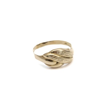 14k noi arany hullam mintas gyuru 84305