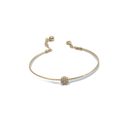 14k noi arany karperec koves virag disszel 84506