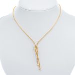 14k noi arany kobra spiga nyaklanc 84659