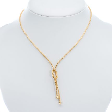 14k noi arany kobra spiga nyaklanc 84659