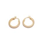 14k noi arany koves karika fulbevalo 84443