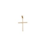 14k noi arany koves kereszt medal 84531