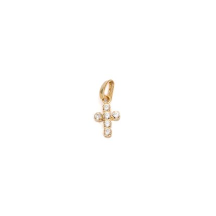 14k noi arany koves kereszt medal 84631