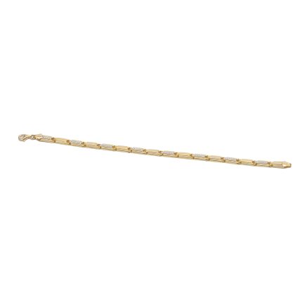 14k noi arany lapos szemes karlanc 84870