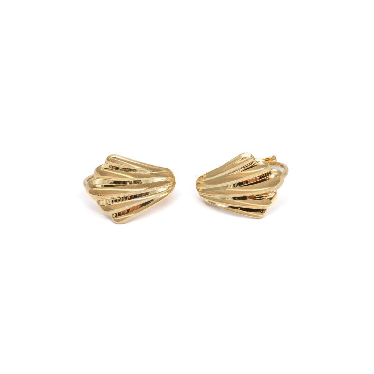14k noi arany legyezo fulbevalo 84461