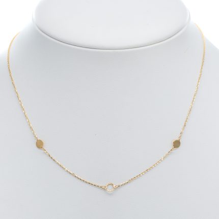 14k noi arany nyaklanc korongokkal 84842