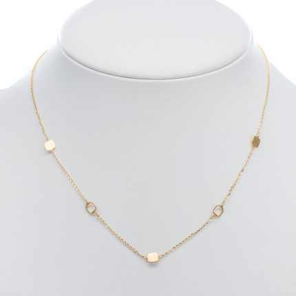 14k noi arany nyaklanc lohere diszekkel 84840