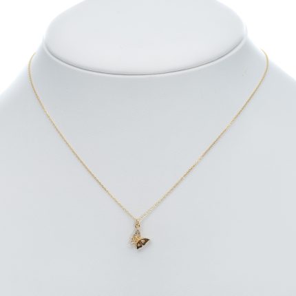 14k noi arany pillango medalos nyaklanc 84648