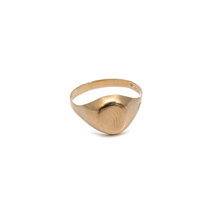 14k noi arany sima pecsetgyuru 84382