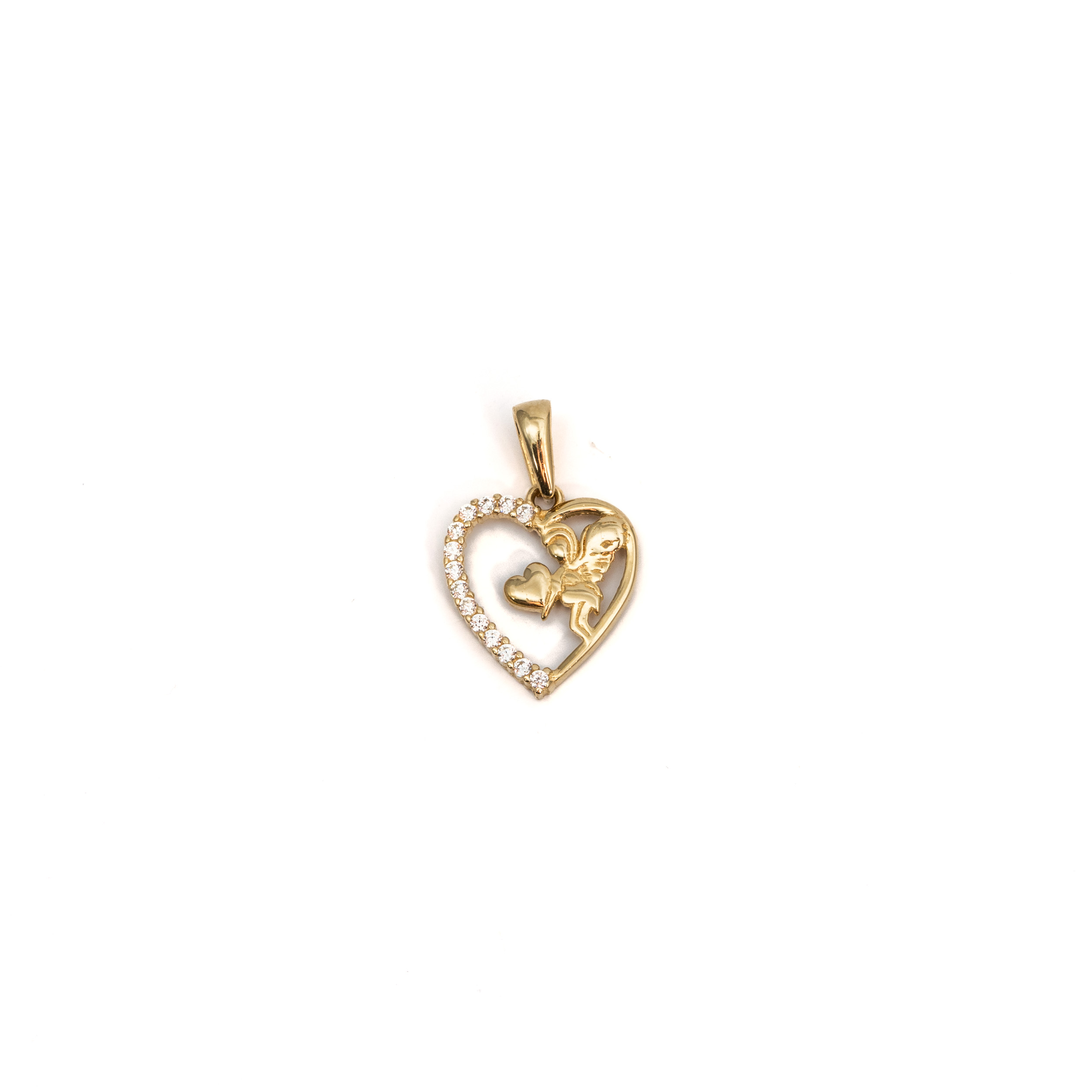 14k noi arany sziv medal angyallal 84627 14k noi arany sziv medal angyallal 84627