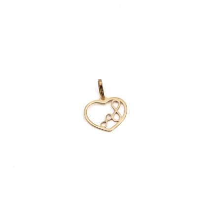 14k noi arany sziv medal vegtelen jellel 84642