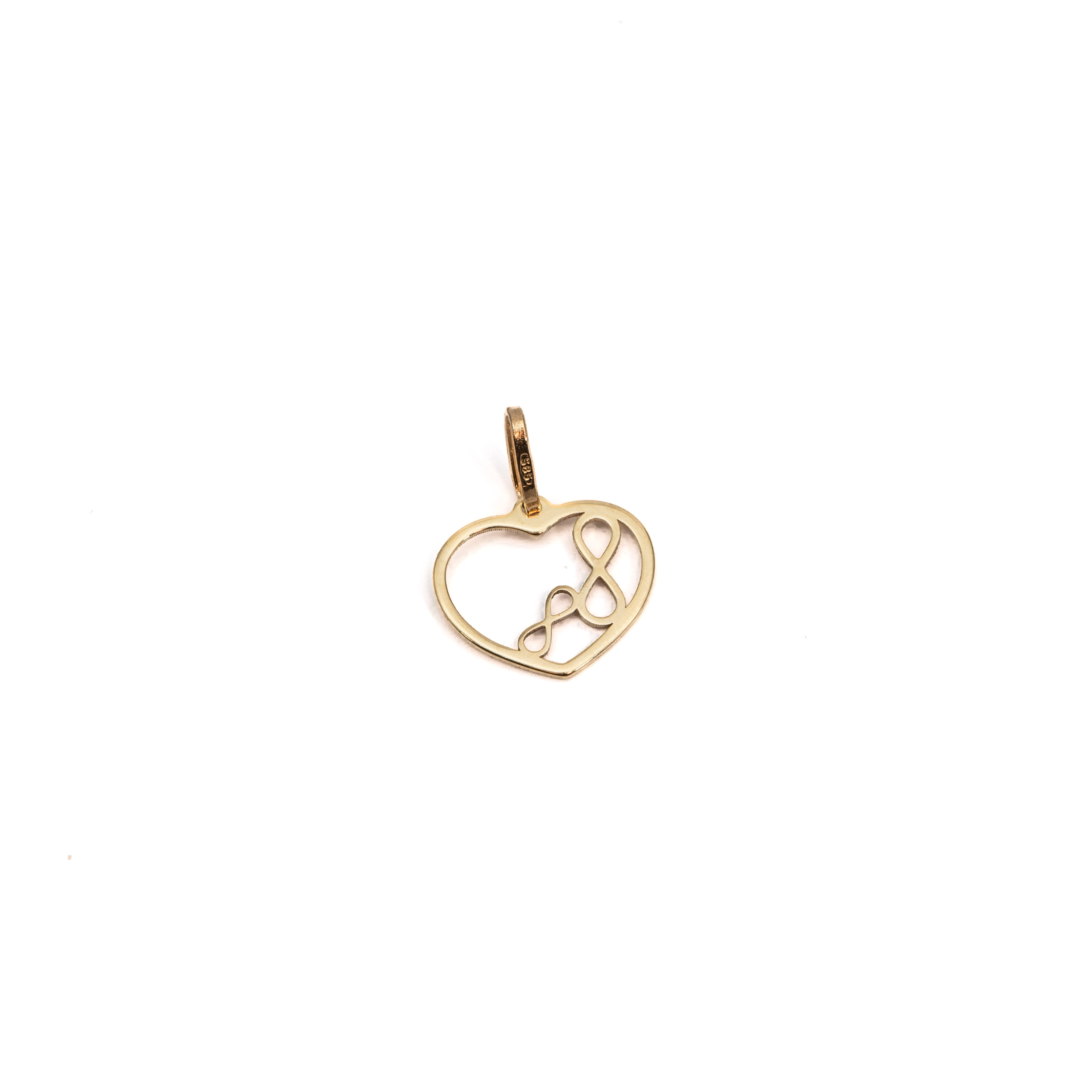 14k noi arany sziv medal vegtelen jellel 84642 14k noi arany sziv medal vegtelen jellel 84642