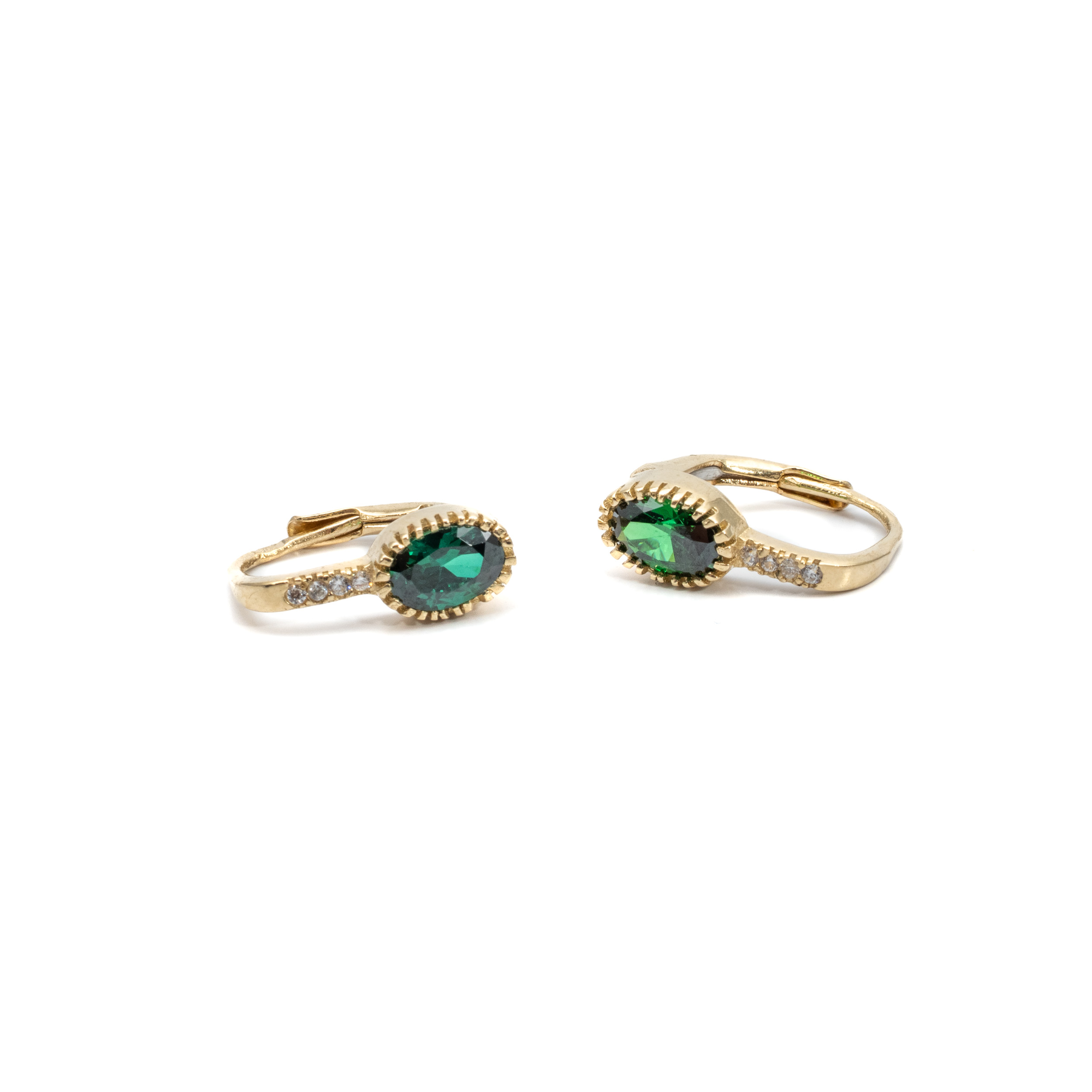 14k noi arany zold koves fulbevalo 84521 14k noi arany zold koves fulbevalo 84521