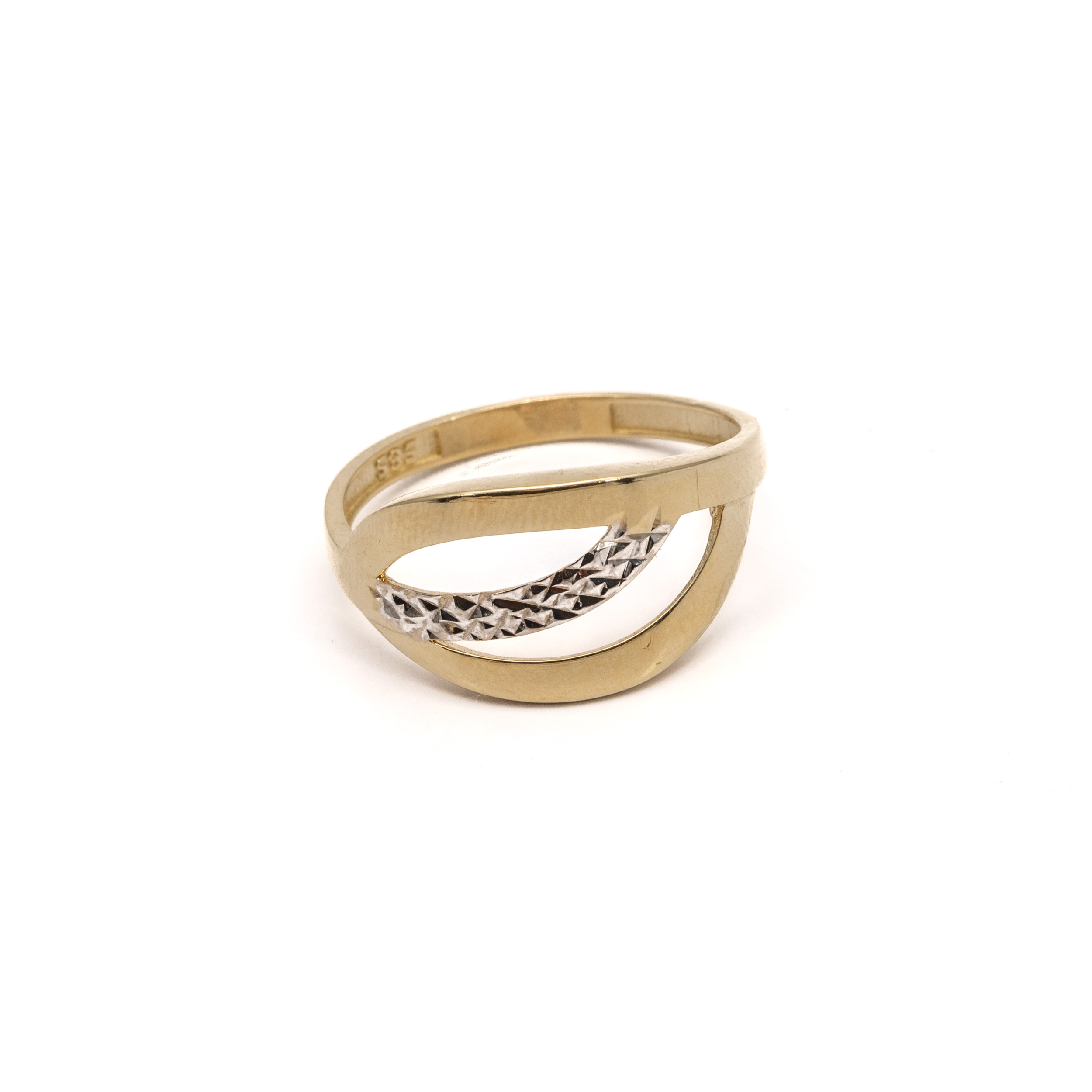 14k noi bicolor arany attort gyuru gyemantvesett mintaval 84966 14k noi bicolor arany attort gyuru gyemantvesett mintaval 84966