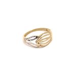 14k noi bicolor arany attort gyuru level mintaval 84968