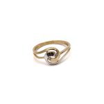 14k noi bicolor arany csomo mintas gyuru 84961