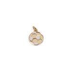 14k noi bicolor arany focilabda medal 84925