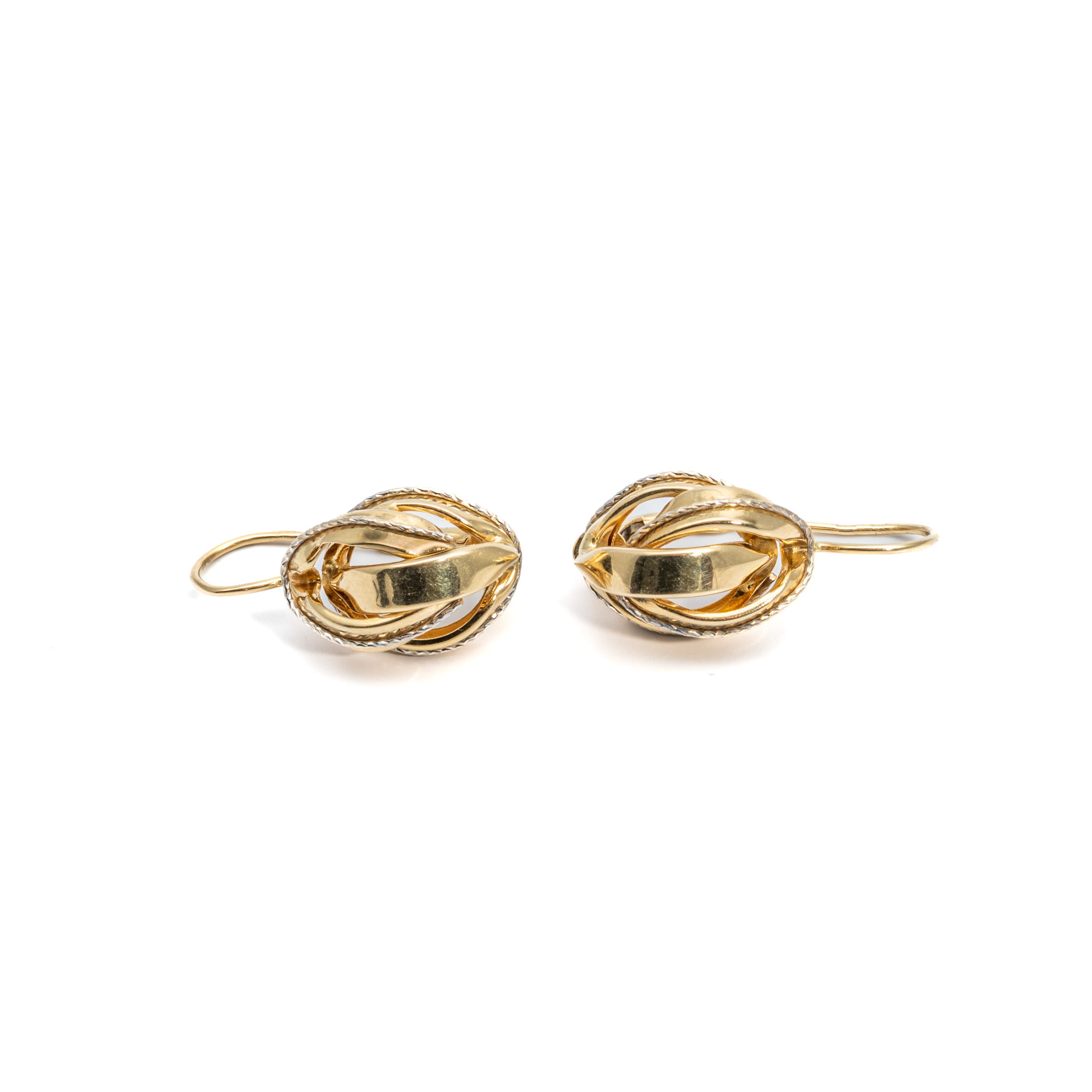 14k noi bicolor arany fonott fulbevalo 84454 14k noi bicolor arany fonott fulbevalo 84454