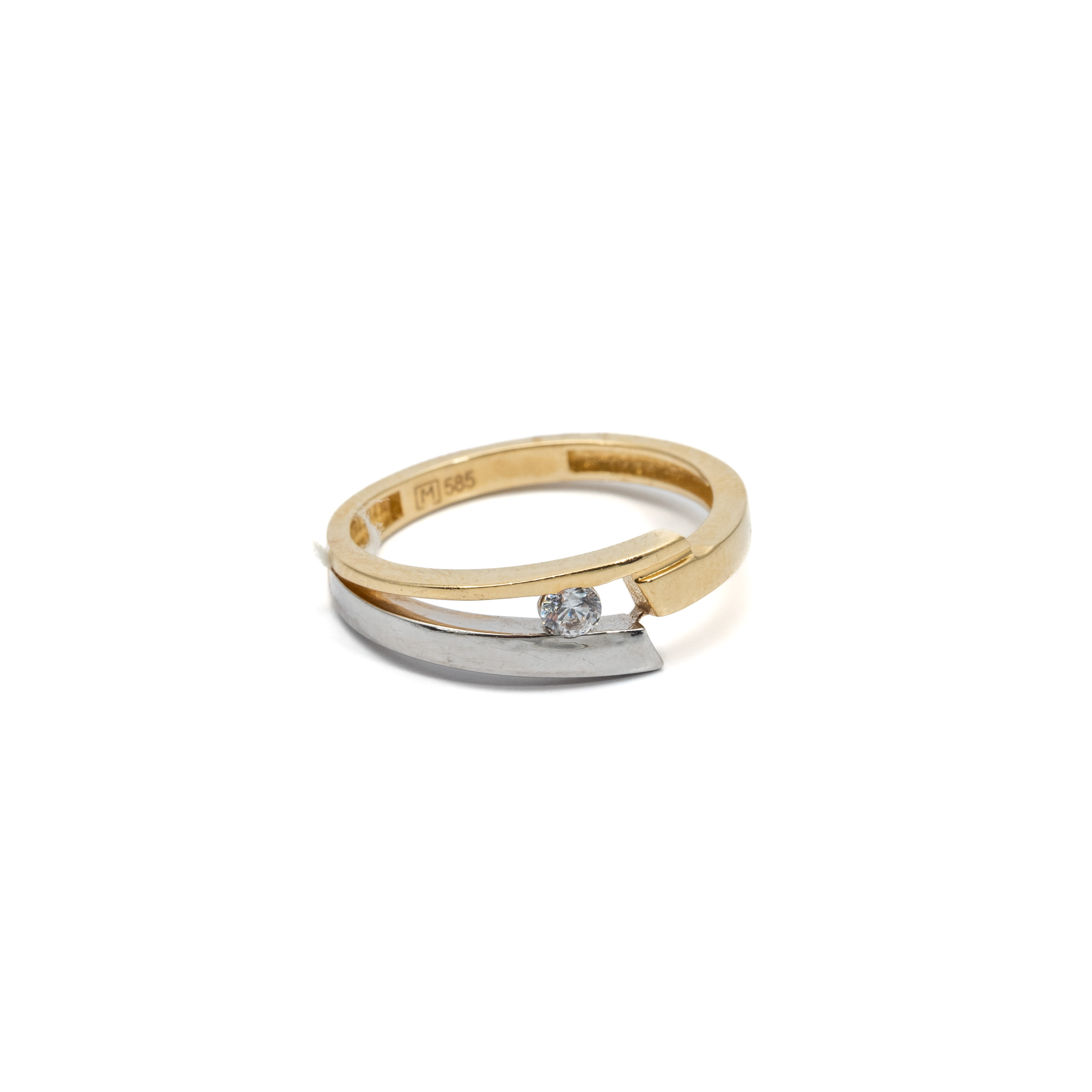 14k noi bicolor arany gyuru cirkonia kovel 84494 14k noi bicolor arany gyuru cirkonia kovel 84494