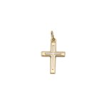 14k noi bicolor arany kereszt medal 84772