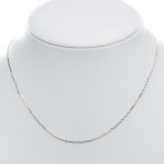 14k noi bicolor arany nyaklanc 84853