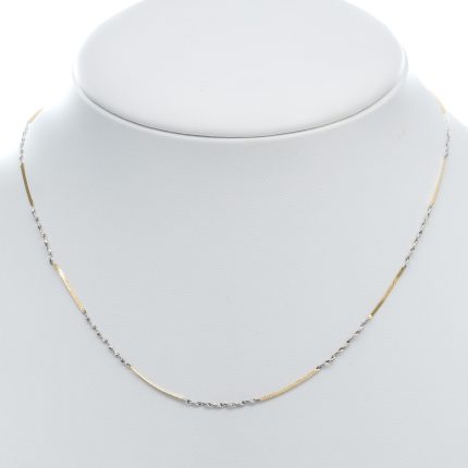 14k noi bicolor arany nyaklanc 84853