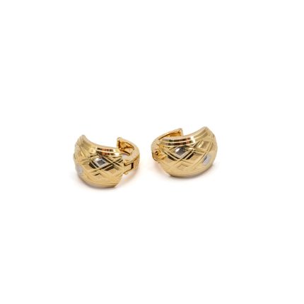 14k noi bicolor arany szeles karika fulbevalo 84213