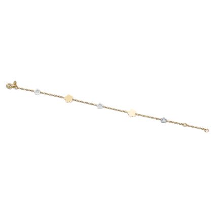 14k noi bicolor arany viragos karlanc 84553