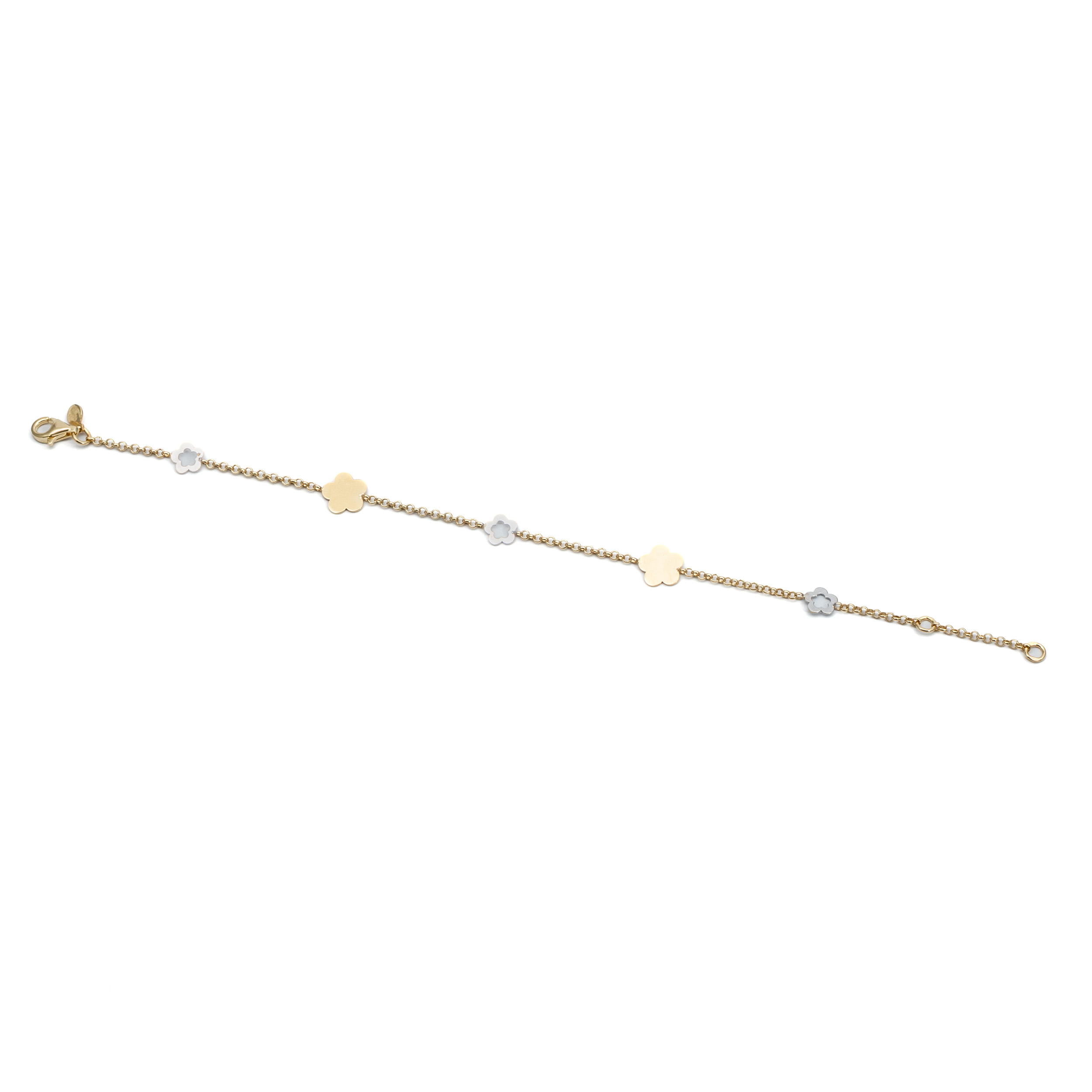 14k noi bicolor arany viragos karlanc 84553 14k noi bicolor arany viragos karlanc 84553