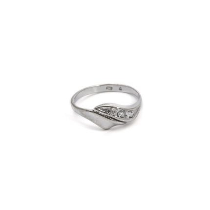 14k noi feherarany koves gyuru 84356