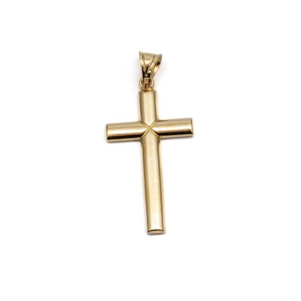 14k unisex arany kereszt medal 84207