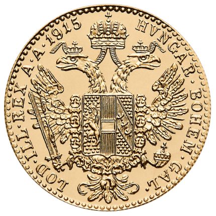 osztrák magyar monarchia 1 dukát utánveret (3,44 g), 1915 1 zemef