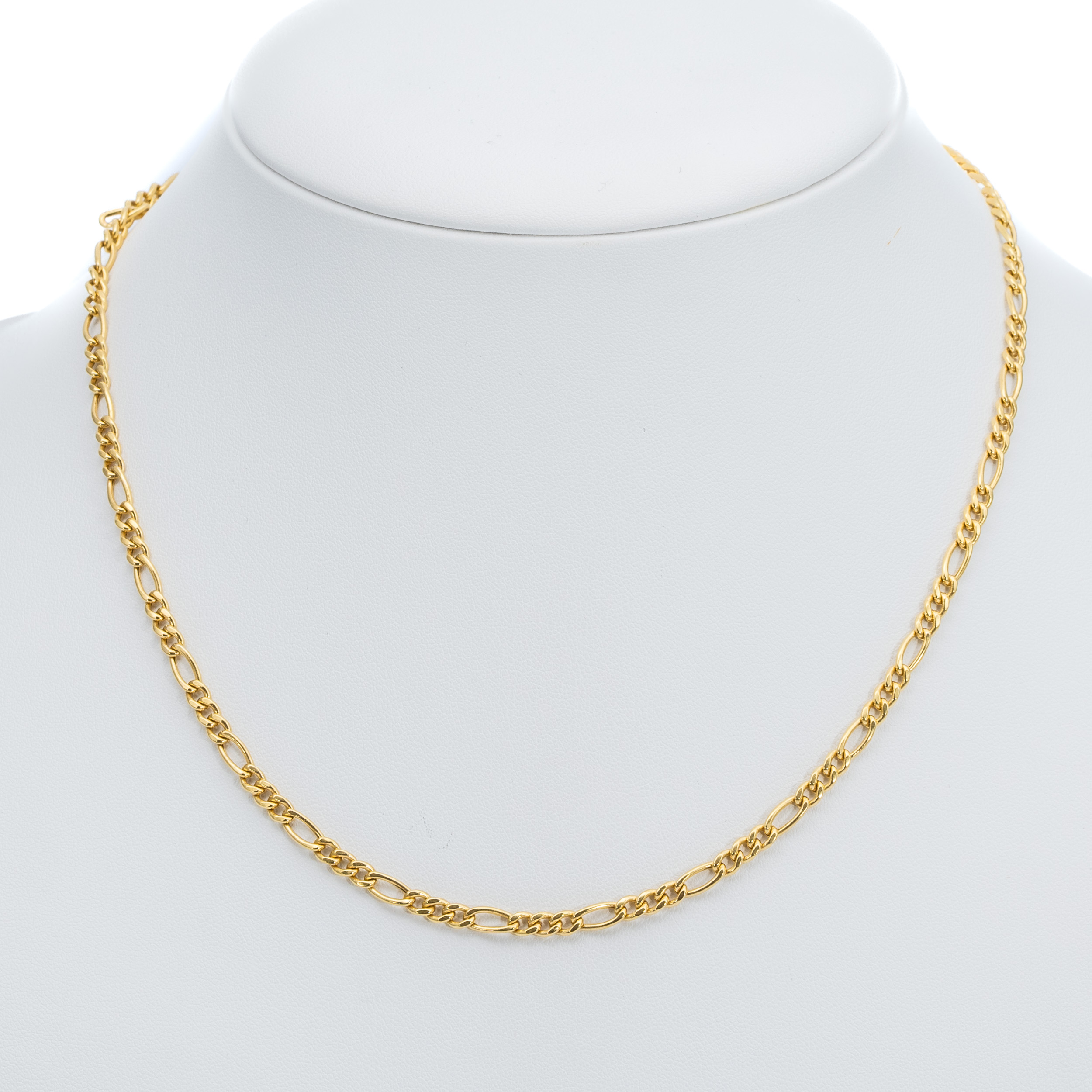 14k ferfi arany figaro 3 1 nyaklanc 50 cm 85048 14k ferfi arany figaro 3 1 nyaklanc 50 cm 85048