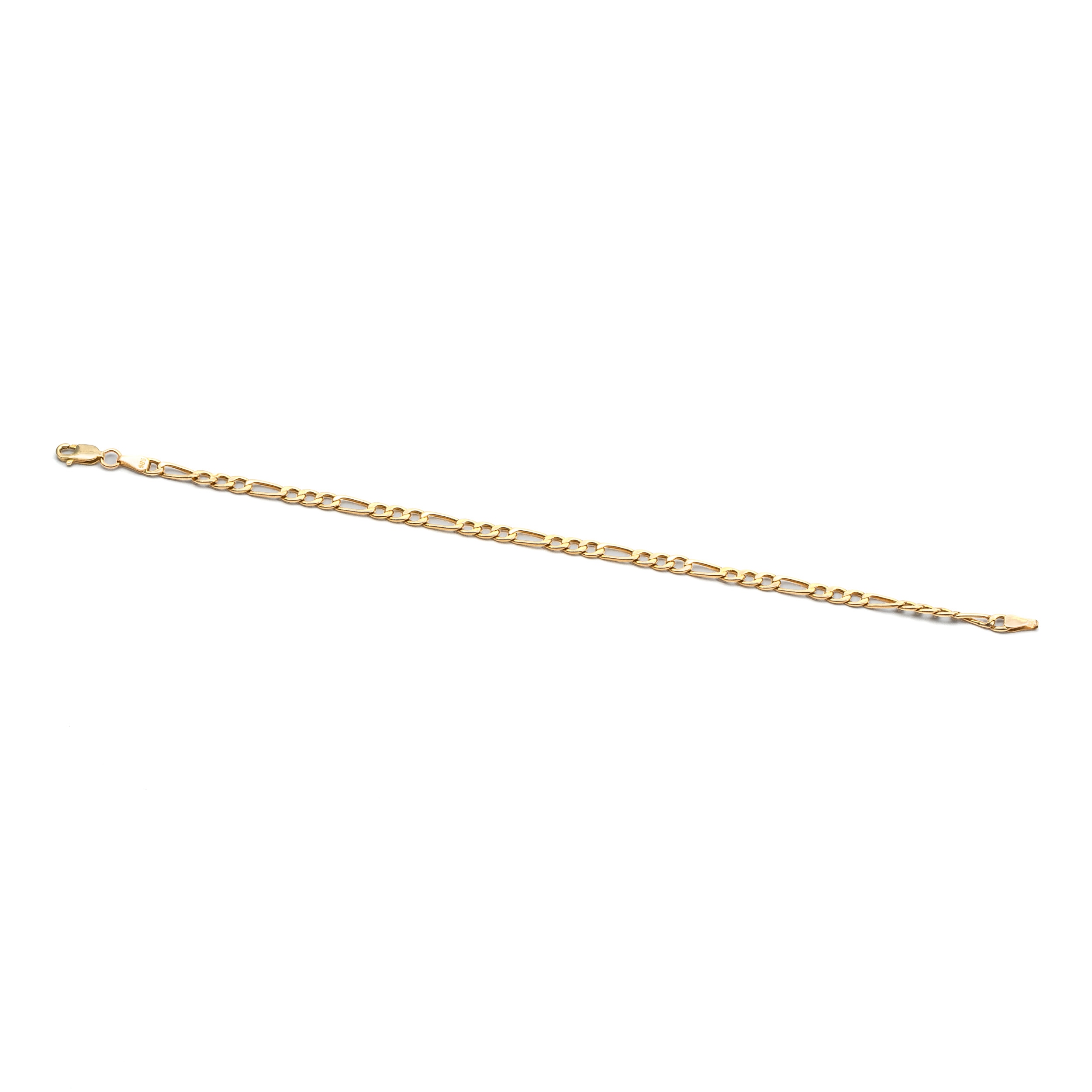 14k ferfi arany figaro karlanc 20 cm 14k ferfi arany figaro karlanc 20 cm