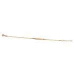 14k gyermek arany gravirozhato azonosito karlanc 14 cm